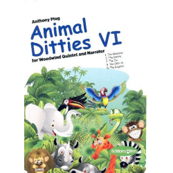 ANIMAL DITTIES 6 : FOR WOODWIND QUINTET - Anthony Plog