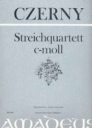 Streichquartett c-Moll - Partitur und Stimmen - Carl Czerny