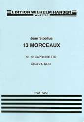 CAPRICCIETTO OP.76,12 : POUR PIANO - Jean Sibelius
