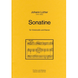 Sonatine - für Violoncello und Klavier - Johann Lütter