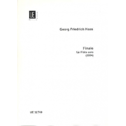 Finale : für Flöte - Georg Friedrich Haas