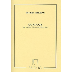 Quatuor : pour hautbois, violon, violoncelle et piano - Bohuslav Martinu