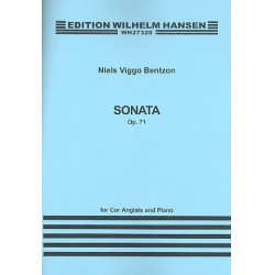 Sonata op.71 : for cor anglais and piano - Niels Viggo Bentzon