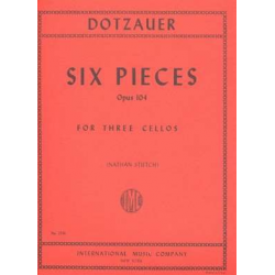 6 Pieces op.104 : for - Justus Johann Friedrich Dotzauer
