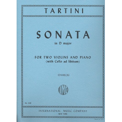 Sonata D major : for 2 violins - Giuseppe Tartini