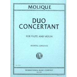 Duo concertant : for flute and violin - Bernhard Molique