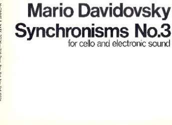 Synchronisms no.3 (+CD) - - Mario Davidovsky