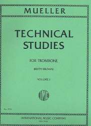 Technical Studies : vol.1 trombone - Robert Müller