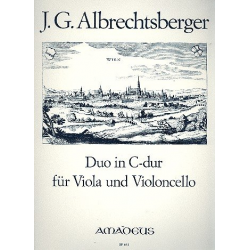 Duo C-Dur - für Viola und Violoncello - Johann Georg Albrechtsberger