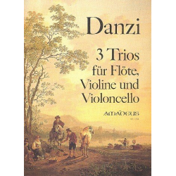 3 Trios op.71 - für Flöte, Violine und Violoncello -Franz Danzi