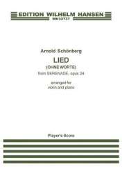 WH32737  A. Schönberg, Lied (ohne Worte) from Serenade op.24 -