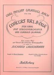 Konzert B-Dur für Oboe, Streichorchester - Carl Philipp Emanuel Bach