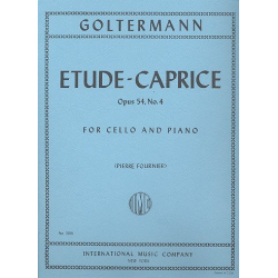 Etude-Caprice op.54 no.4 : - Georg Goltermann
