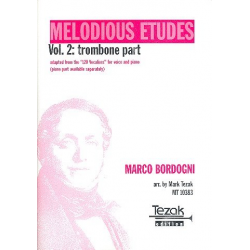 Melodious Etudes vol.2 : trombone part - Marco Bordogni