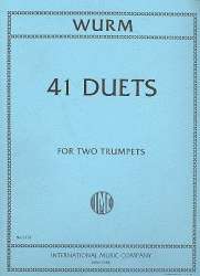 41 Duets : for 2 trumpets - Wilhelm Wurm