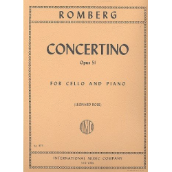 Concertino op.51 : for cello and piano - Bernhard Romberg