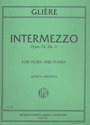 Intermezzo op.35,11 : for horn in F - Reinhold Glière