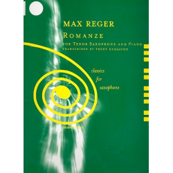 Romanze - for tenor saxophone and piano - Max Reger