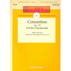 Concertino op.107 (+Audio-Download) for flute and piano -Cecile Louise S. Chaminade