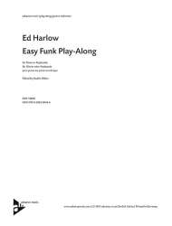 Easy Funk Playalong - - Ed Harlow