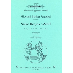 Salve Regina c-Moll : für -Giovanni Battista Pergolesi