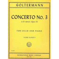 Konzert h-Moll Nr.3 op.51 : für Violoncello - Georg Goltermann