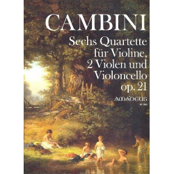 6 Quartette op.21 - für Violine, - Giuseppe Maria Gioaccino Cambini