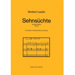 Sehnsüchte (2001) (für Sopran mit Blockflöte und Kla - Norbert Laufer