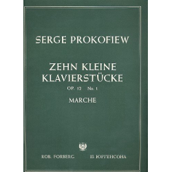 Marche op.12,1 : für Klavier - Sergei Prokofieff