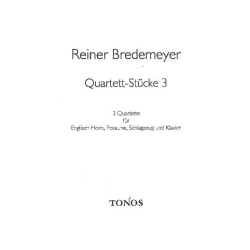 Quartett Stücke 3 - Reiner Bredemeyer