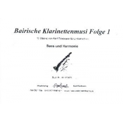 Bairische Klarinettenmusi : für 2 Klarinetten - Karl Edelmann