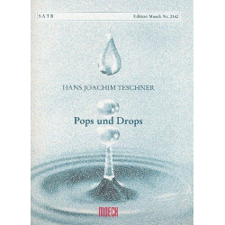 Pops and Drops : für 4 Blockflöten (SATB) - Hans Joachim Teschner