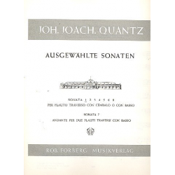 Sonate a-Moll Nr.1 : für -Johann Joachim Quantz