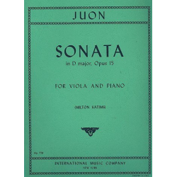 Sonata for viola and piano - Paul Juon