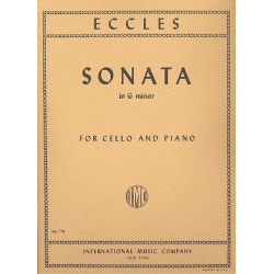 Sonata in g minor : for cello and - Henry Eccles
