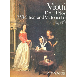 3 Trios op.18 - für 2 Violinen und - Giovanni Battista Viotti