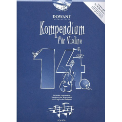 Kompendium für Violine Band 14 (+2 CD's) :