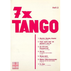7 x Tango Band 2 : für Gesang und Klavier