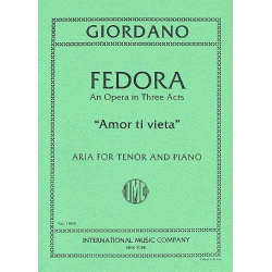 Amor ti vieta : Aria for tenor and piano - Umberto Giordano