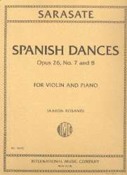 Spanish Dances op.26,7 and 8 : - Pablo de Sarasate