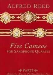 Five Cameos for Saxophone Quartet - Alfred Reed