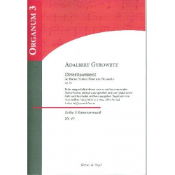 Divertissement A-Dur op.50 - Adalbert Gyrowetz / Arr. Hans Albrecht
