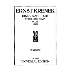 JONNY SPIELT AUF OP.45 : - Ernst Krenek
