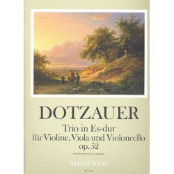 Trio Es-Dur op.52 - für Violine, - Justus Johann Friedrich Dotzauer