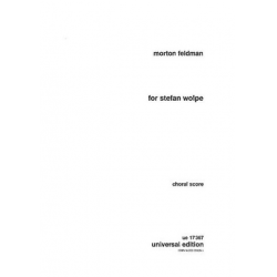 FOR STEFAN WOLPE : FUER 2 VIBRAPHONE - Morton Feldman