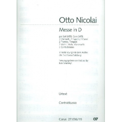 Messe D-Dur : für Soli, gem Chor und -Otto Nicolai