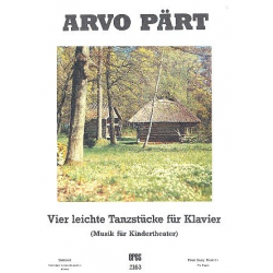 4 leichte Tanzstücke - für Klavier - Arvo Pärt