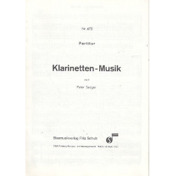 Klarinetten-Musik - für - Peter Seeger