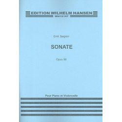 Sonate A-Dur op.58 : für Violoncello - Emil Sjögren