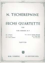6 Quartette für 4 Hörner in F - Nikolai Tcherepnin / Tscherepnin